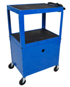 Luxor Blue 42’’ Adj Height Cart w/ Cabinet
