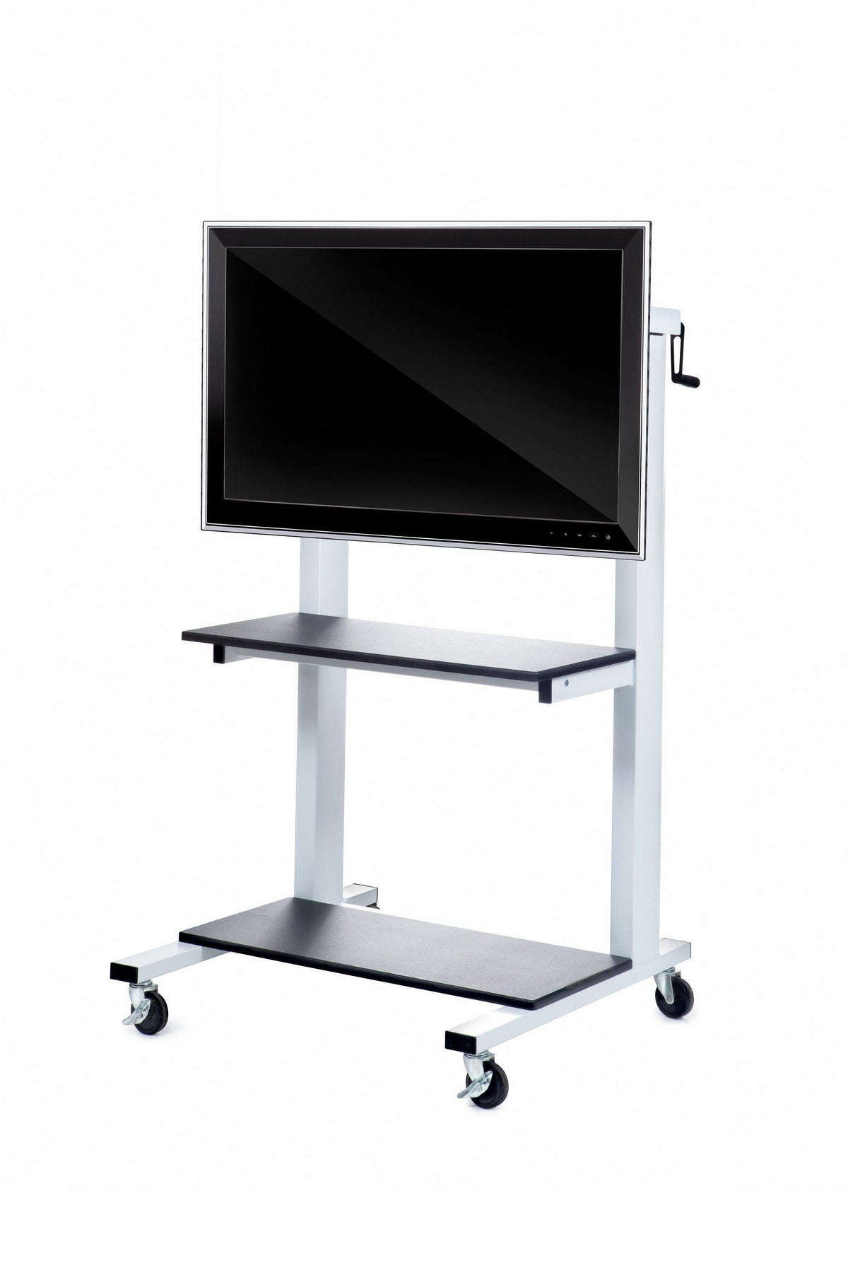 Luxor CLCD Crank Adjustable Flat Panel TV Cart