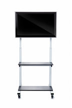 Luxor CLCD Crank Adjustable Flat Panel TV Cart