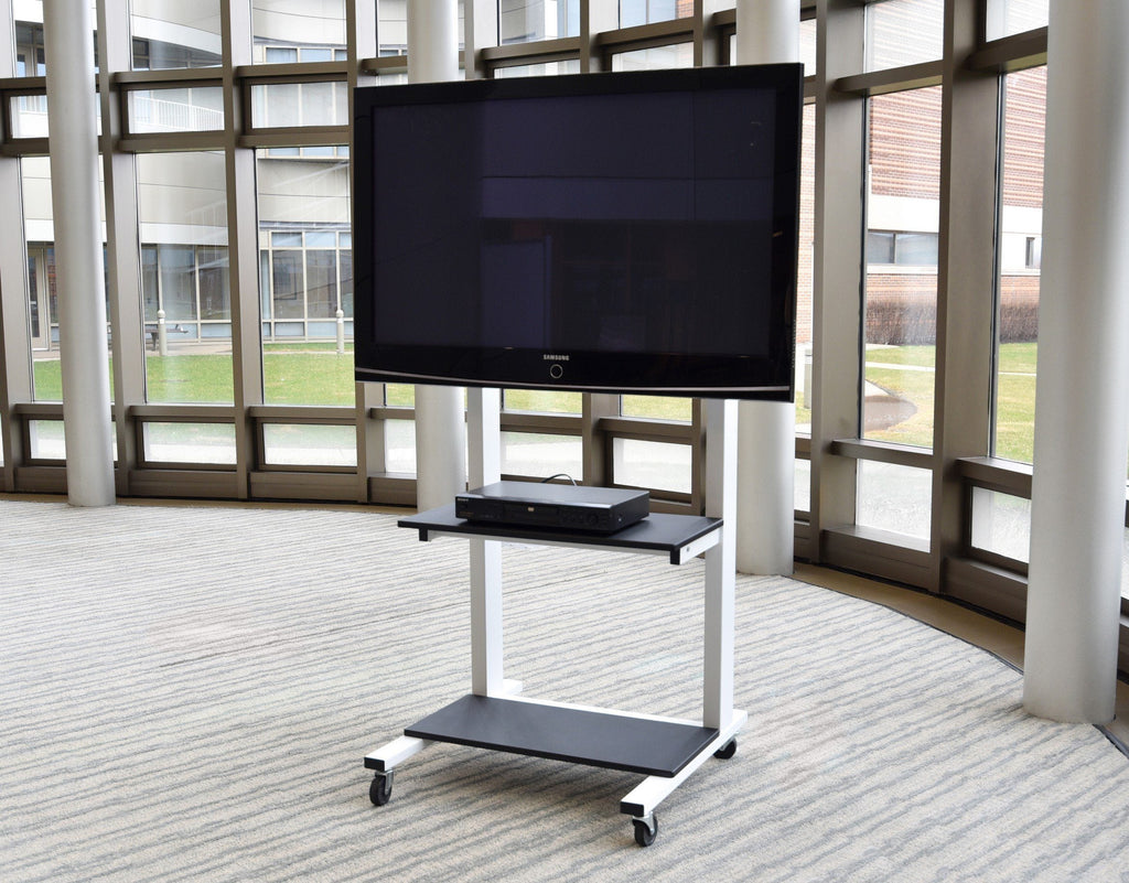 Luxor CLCD Crank Adjustable Flat Panel TV Cart