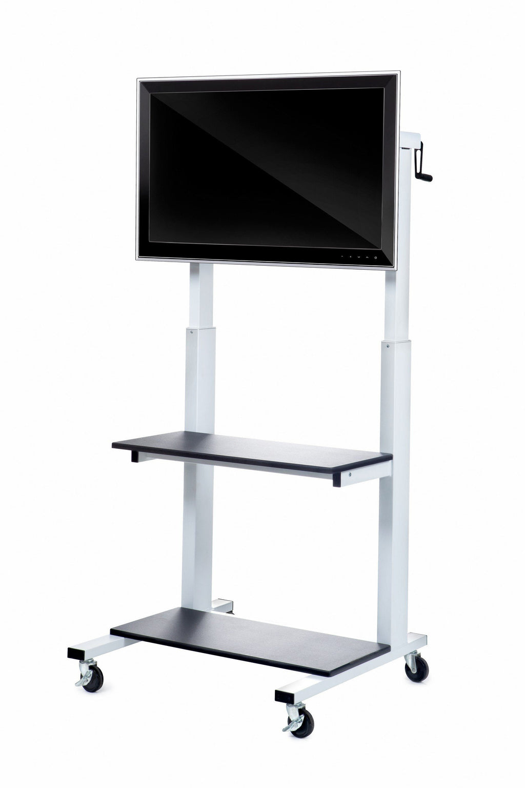 Luxor CLCD Crank Adjustable Flat Panel TV Cart
