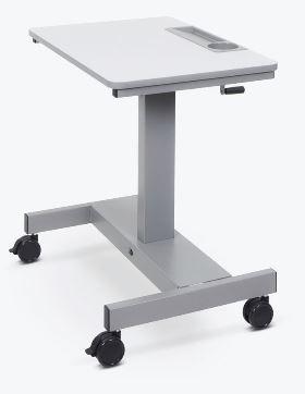 Luxor Crank Sit/Stand Student Desk - Short Version
