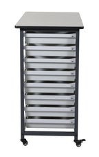 Luxor MBS-DR-16S Mobile Bin System - Double Row