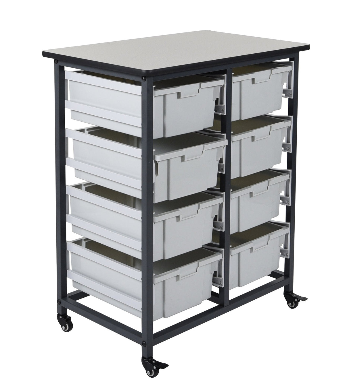 Luxor MBS-DR-8L Mobile Bin System - Double Row