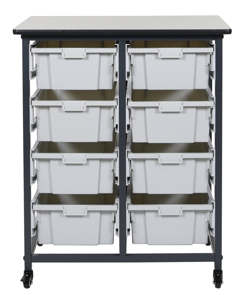 Luxor MBS-DR-8L Mobile Bin System - Double Row