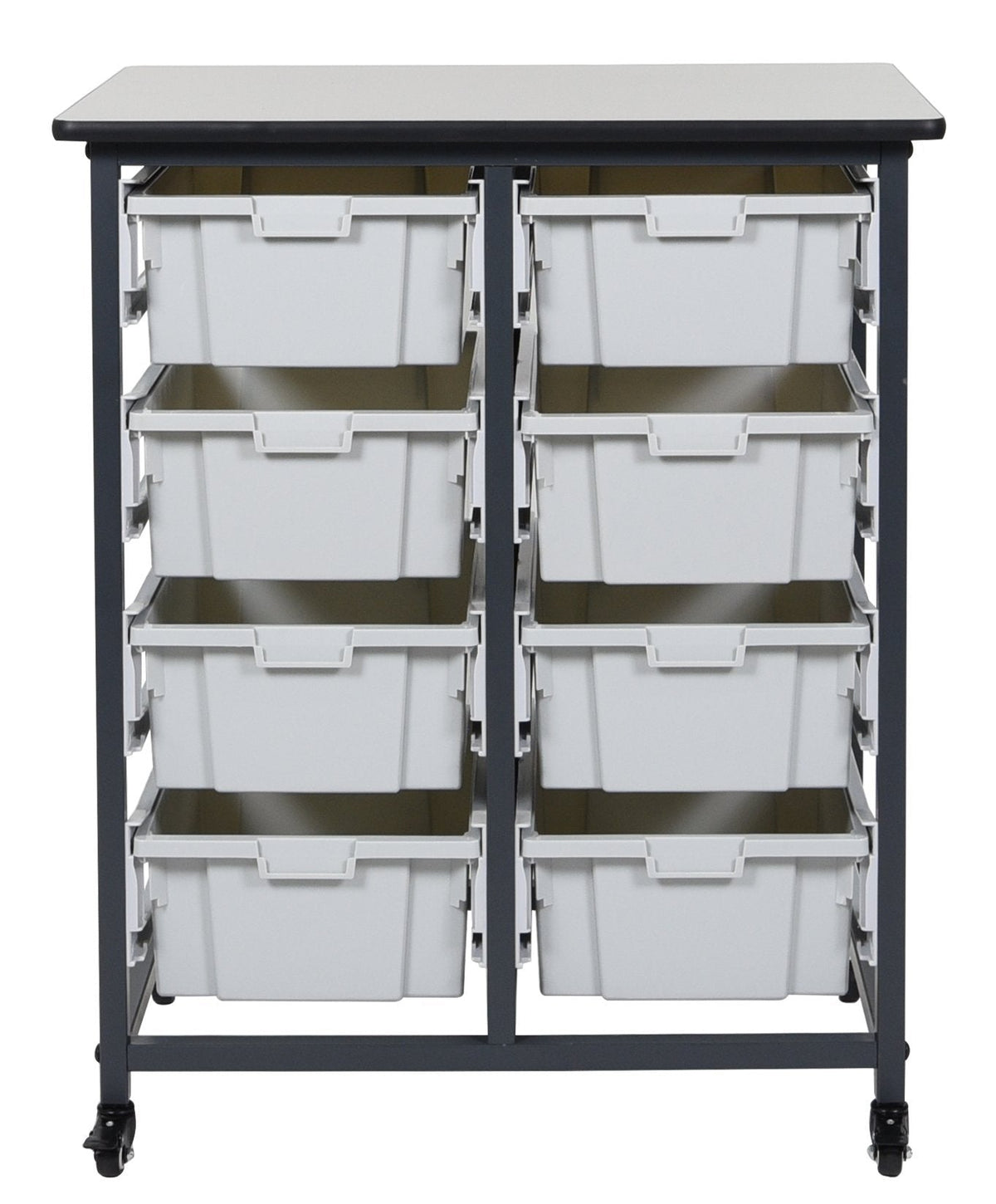 Luxor MBS-DR-8L Mobile Bin System - Double Row