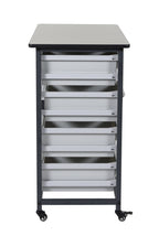 Luxor MBS-DR-8L Mobile Bin System - Double Row