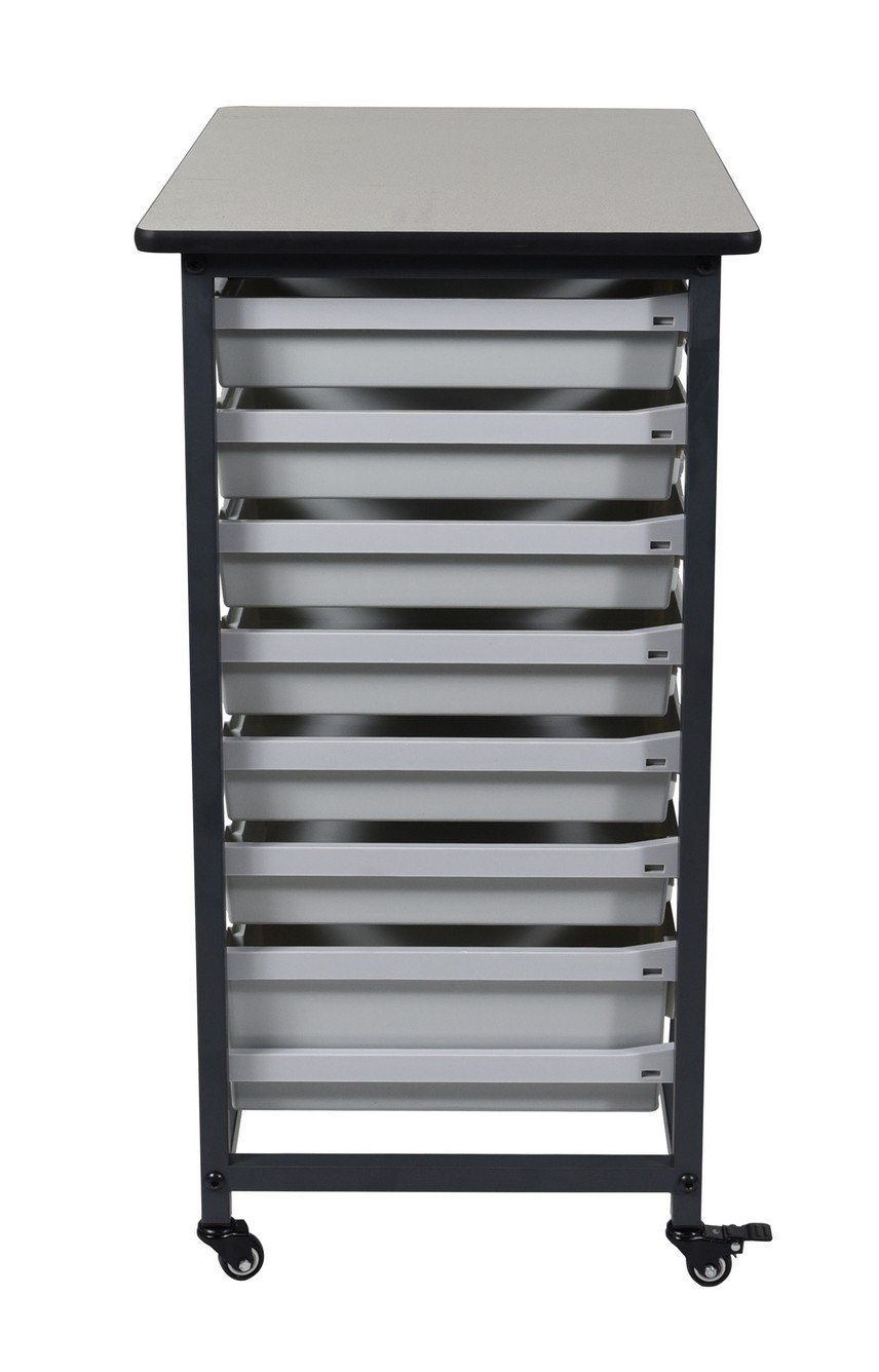 Luxor MBS-DR-8S4L Mobile Bin System - Double Row
