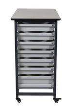Luxor MBS-DR-8S4L Mobile Bin System - Double Row
