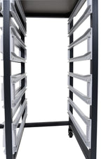 Luxor MBS-DR-8S4L Mobile Bin System - Double Row