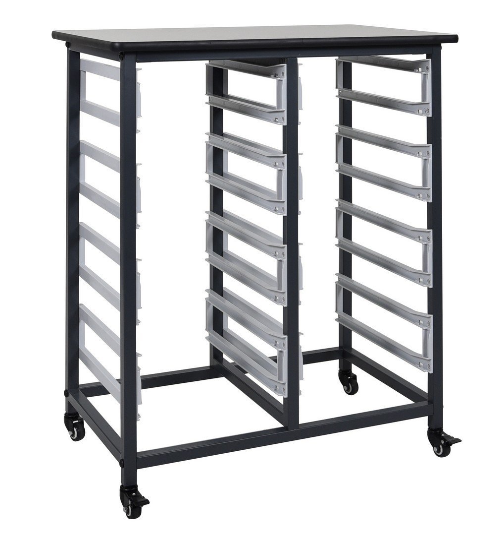 Luxor MBS-DR-8S4L Mobile Bin System - Double Row