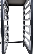 Luxor MBS-DR-8S4L Mobile Bin System - Double Row