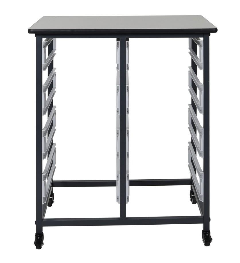 Luxor MBS-DR-8S4L Mobile Bin System - Double Row