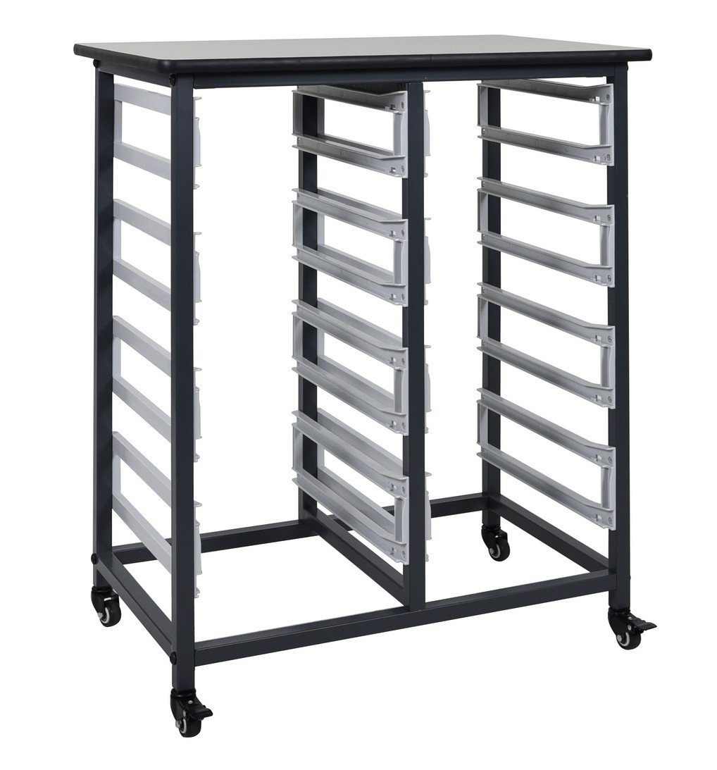 Luxor MBS-DR-8S4L Mobile Bin System - Double Row