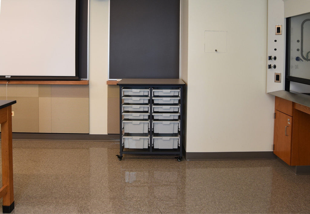 Luxor MBS-DR-8S4L Mobile Bin System - Double Row
