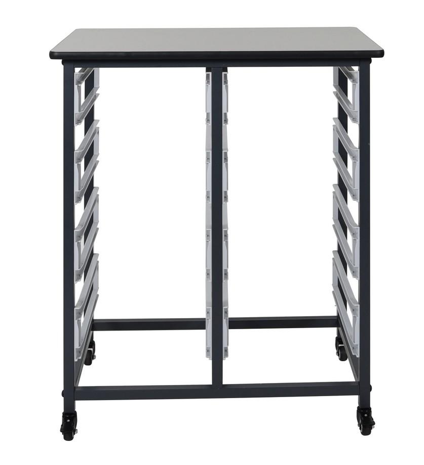 Luxor MBS-DR-8S4L Mobile Bin System - Double Row