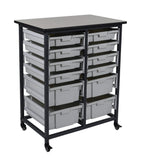 Luxor MBS-DR-8S4L Mobile Bin System - Double Row