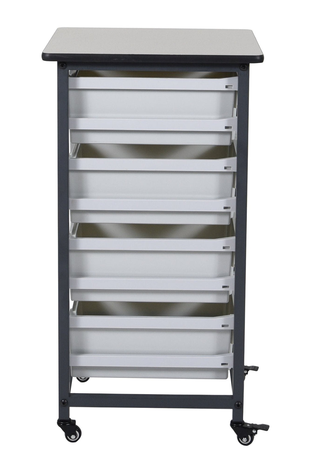 Luxor MBS-SR-4L Mobile Bin System - Single Row