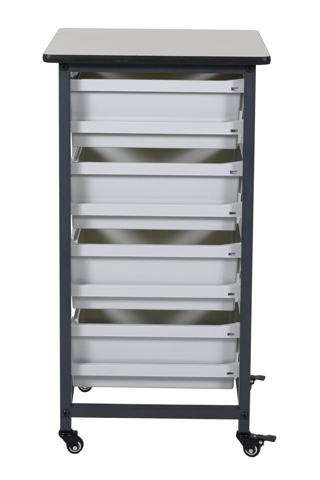 Luxor MBS-SR-4L Mobile Bin System - Single Row