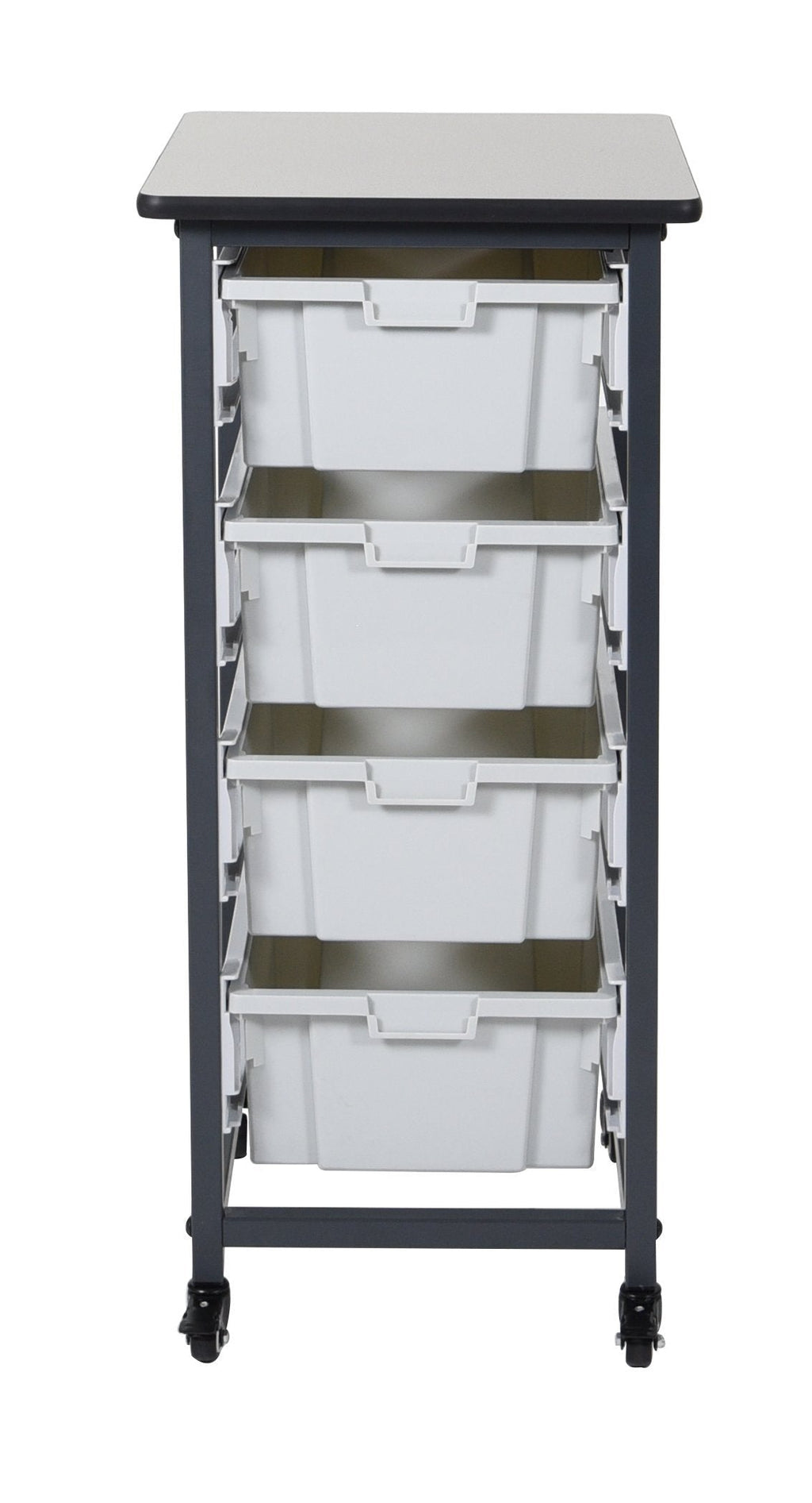 Luxor MBS-SR-4L Mobile Bin System - Single Row