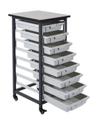 Luxor MBS-SR-8S Mobile Bin System - Single Row