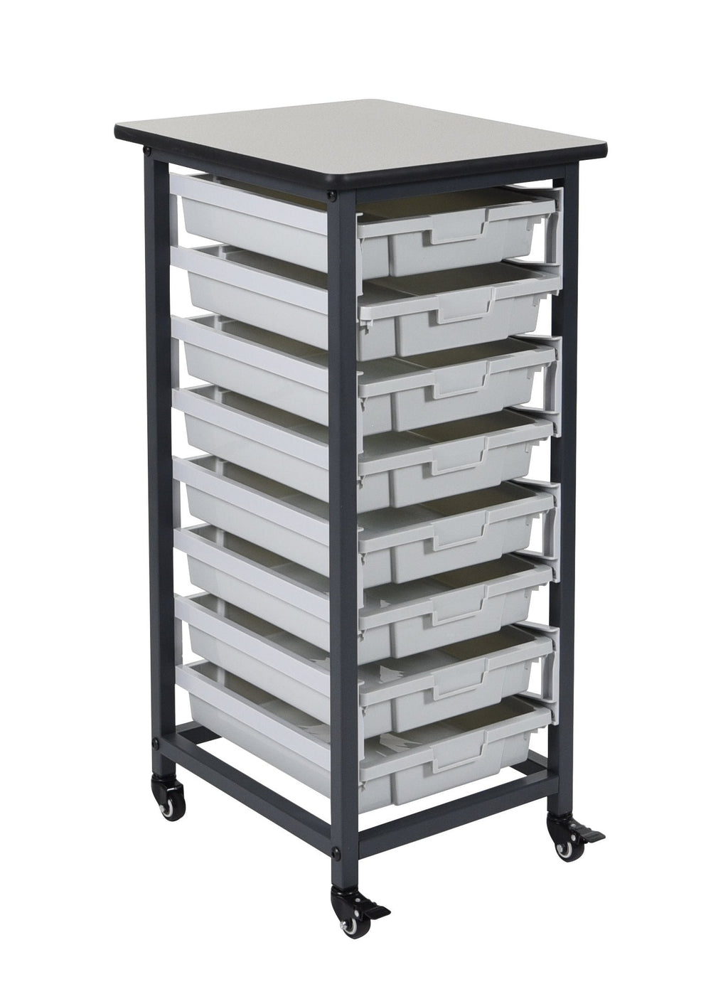 Luxor MBS-SR-8S Mobile Bin System - Single Row