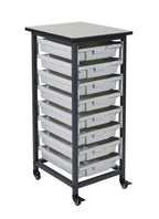 Luxor MBS-SR-8S Mobile Bin System - Single Row