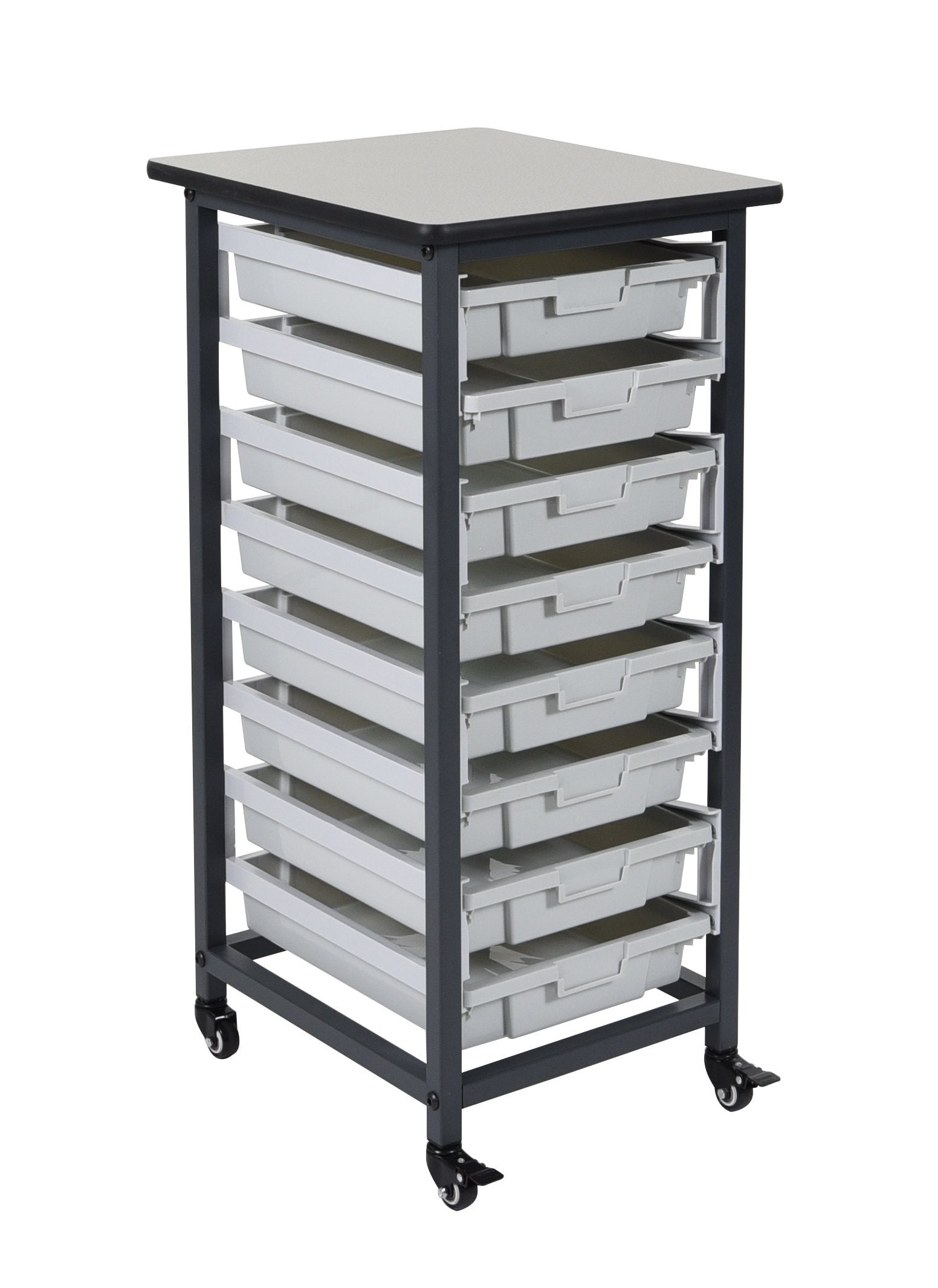 Luxor MBS-SR-8S Mobile Bin System - Single Row