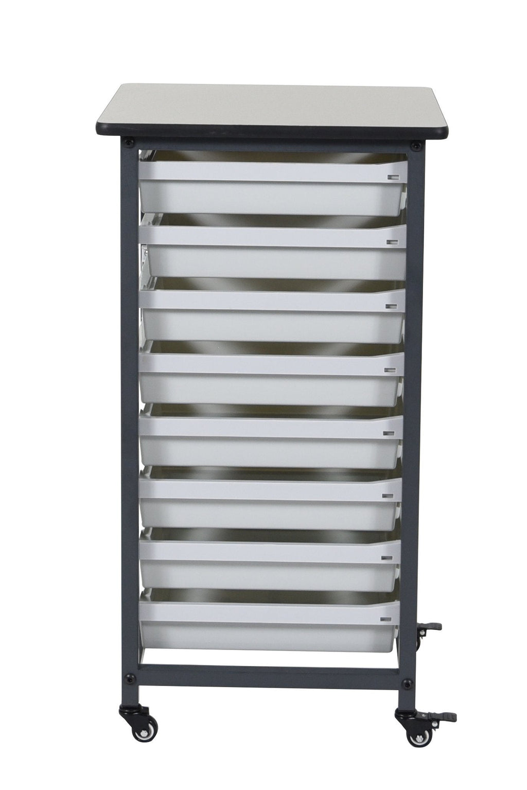Luxor MBS-SR-8S Mobile Bin System - Single Row