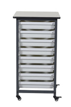 Luxor MBS-SR-8S Mobile Bin System - Single Row