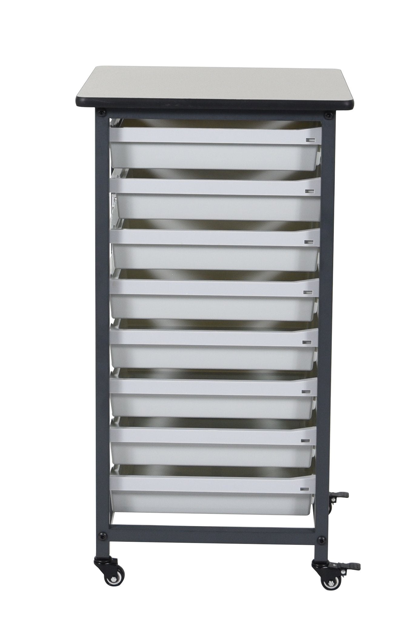 Luxor MBS-SR-8S Mobile Bin System - Single Row