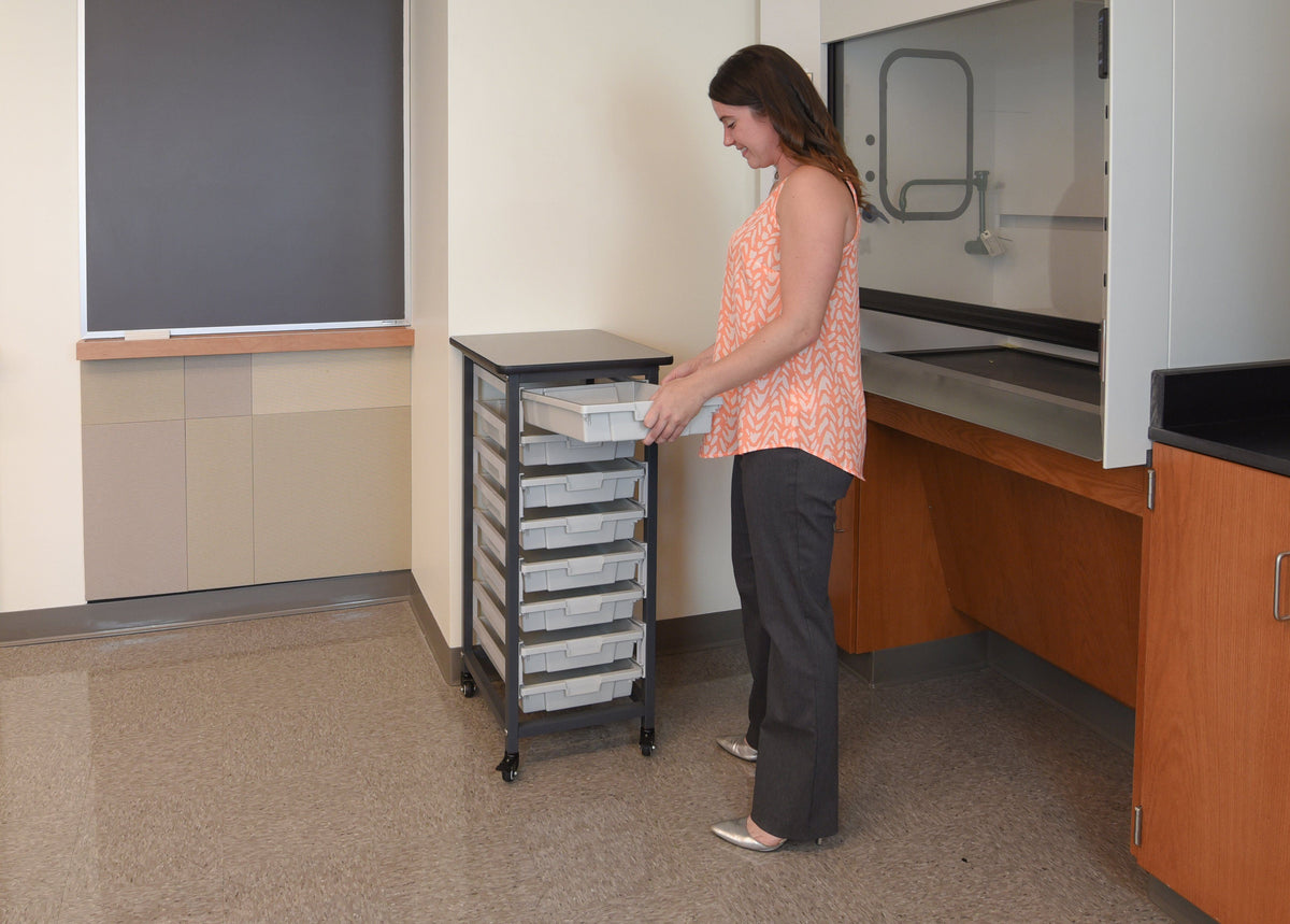 Luxor MBS-SR-8S Mobile Bin System - Single Row