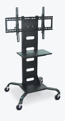 Luxor Mobile Black Flat Panel TV Stand & Mount