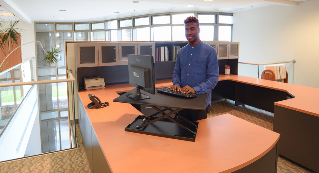 Luxor Pneumatic Adjustable Desktop
