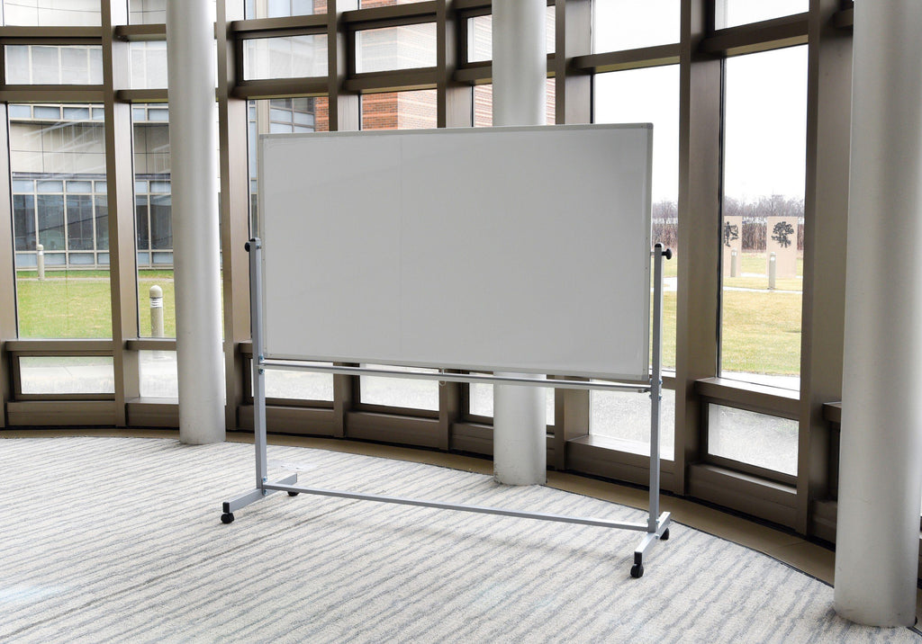 Luxor Reversible Magnetic Mobile 72x40 Whiteboard/