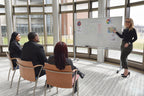 Luxor Reversible Magnetic Mobile 72x40 Whiteboard/