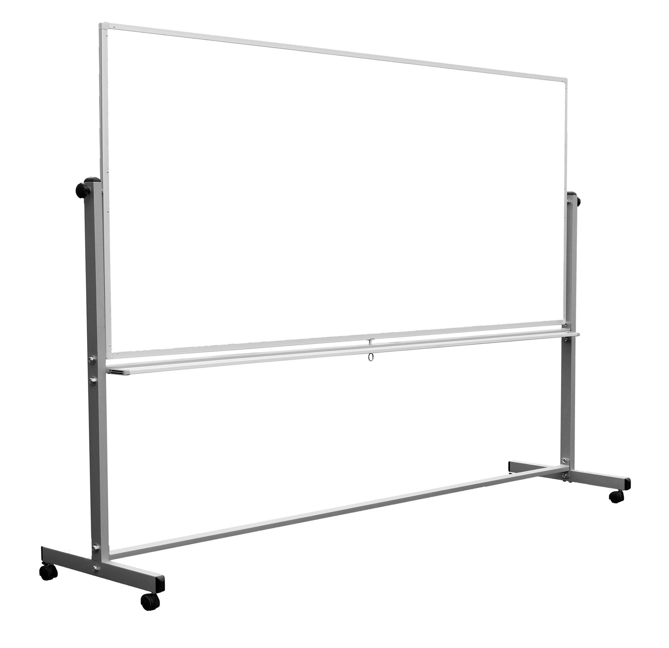 Luxor Reversible Magnetic Mobile 96x40 Whiteboard/