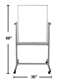 Luxor Reversible Magnetic Whiteboard/ Whiteboard
