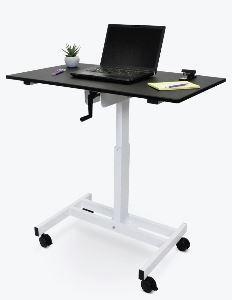 Luxor single column crank stand up desk 23.625’’D x