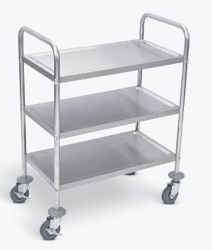 Luxor Stainless Steel Cart 3 Shelves
