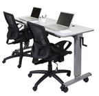 Luxor STAND-NESTC-60 is a 60’’ Adjustable flip top Table