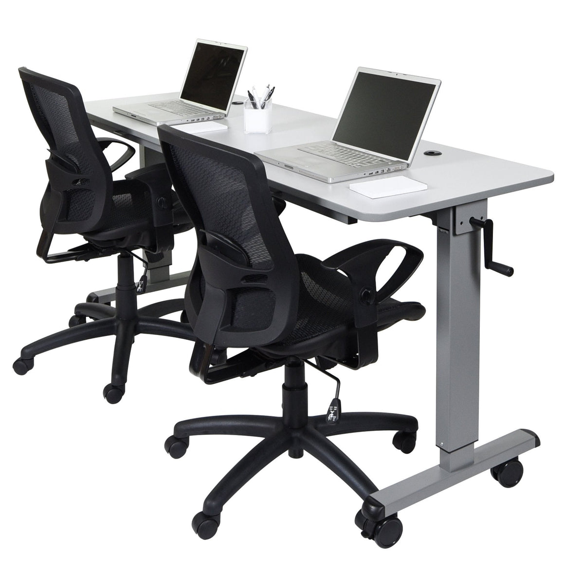 Luxor STAND-NESTC-60 is a 60’’ Adjustable flip top Table