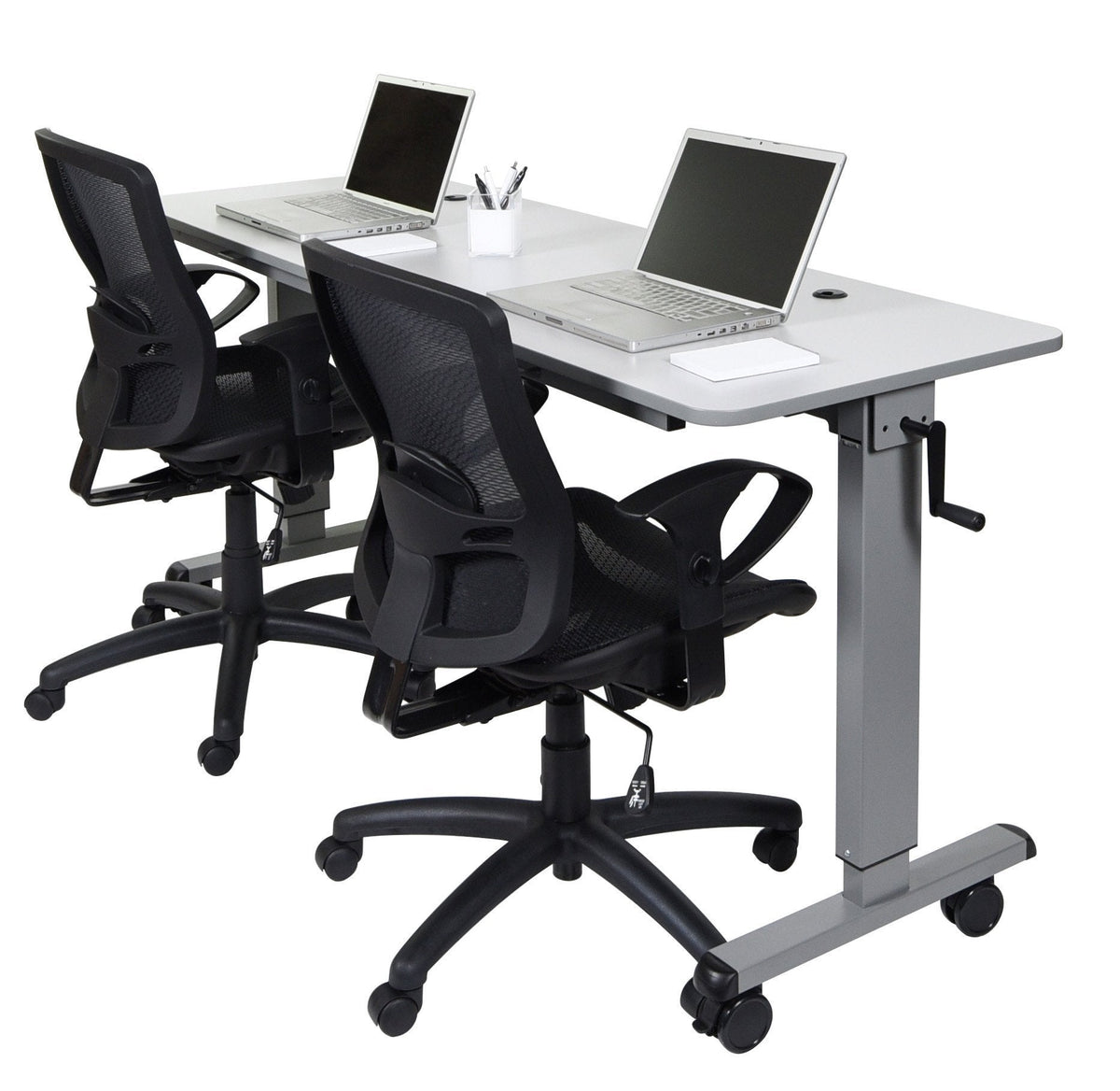 Luxor STAND-NESTC-60 is a 60’’ Adjustable flip top Table