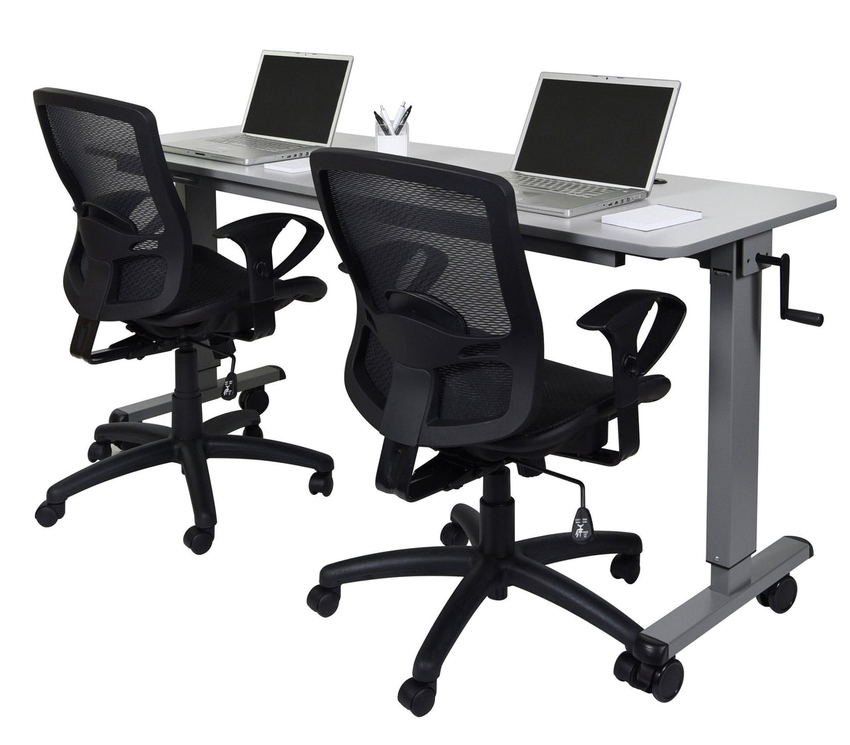 Luxor STAND-NESTC-72 is a 72’’ Adjustable flip top Table