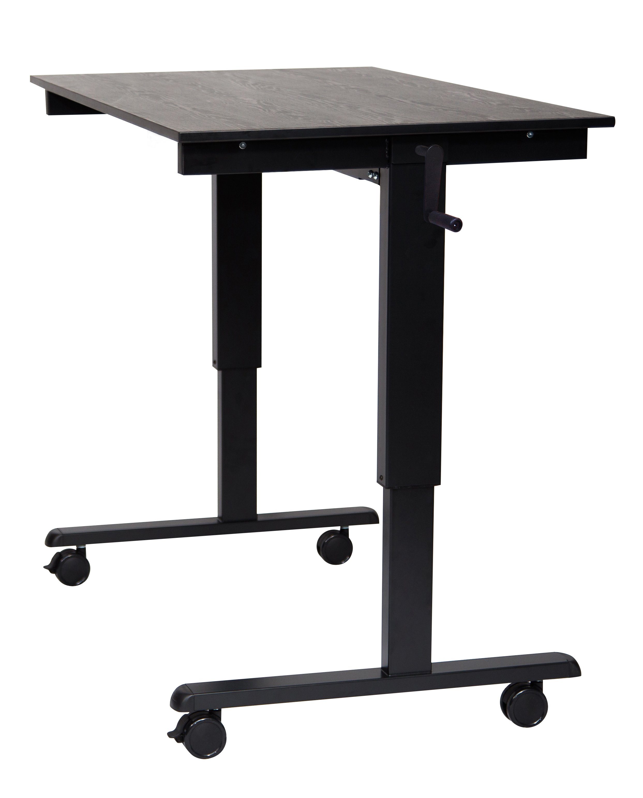 Luxor STANDCF48-BK/BO Crank Adjustable Stand Up Desk