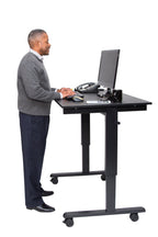 Luxor STANDCF48-BK/BO Crank Adjustable Stand Up Desk