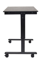 Luxor STANDCF48-BK/BO Crank Adjustable Stand Up Desk