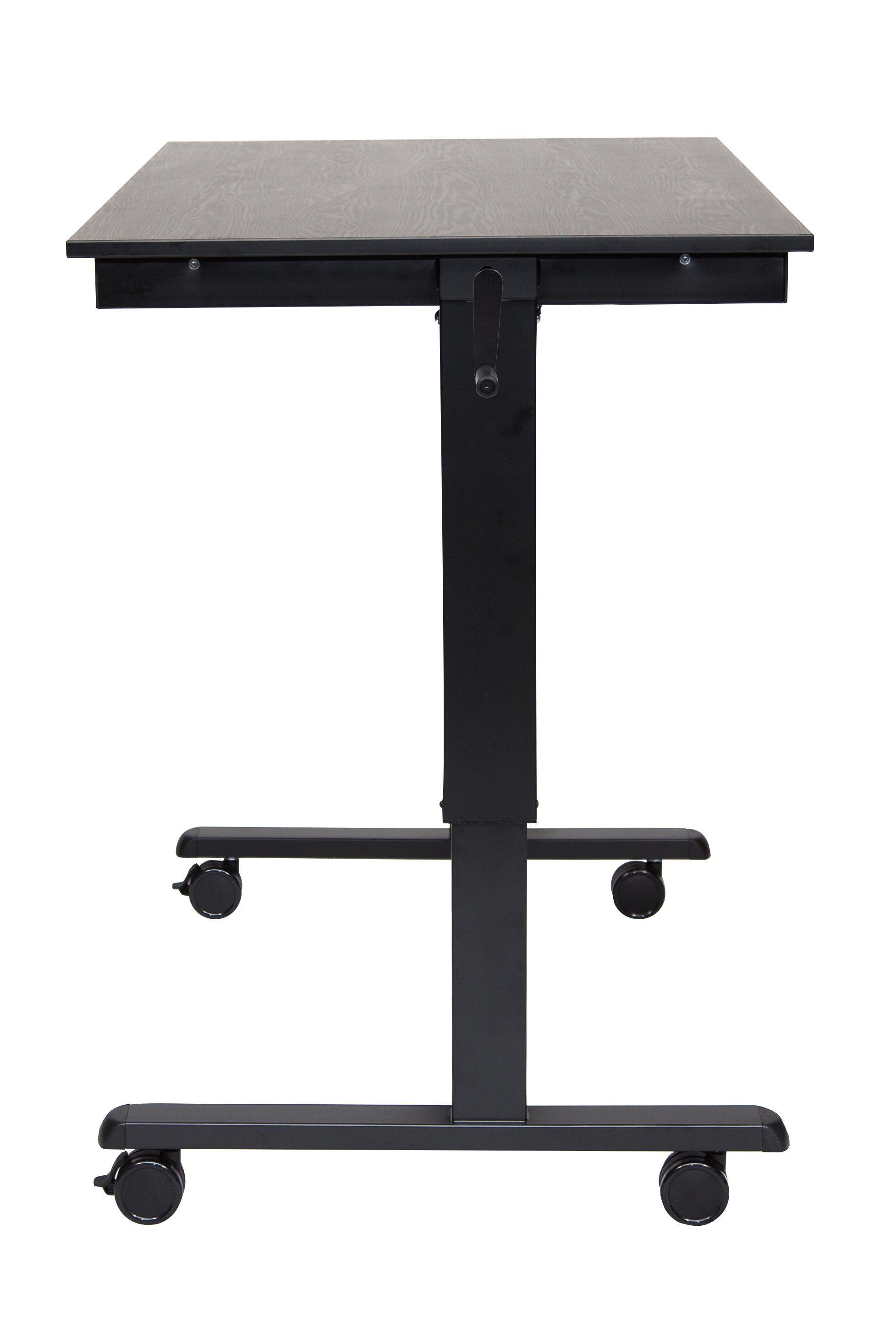 Luxor STANDCF48-BK/BO Crank Adjustable Stand Up Desk