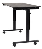Luxor STANDCF60-BK/BO Crank Adjustable Stand Up Desk