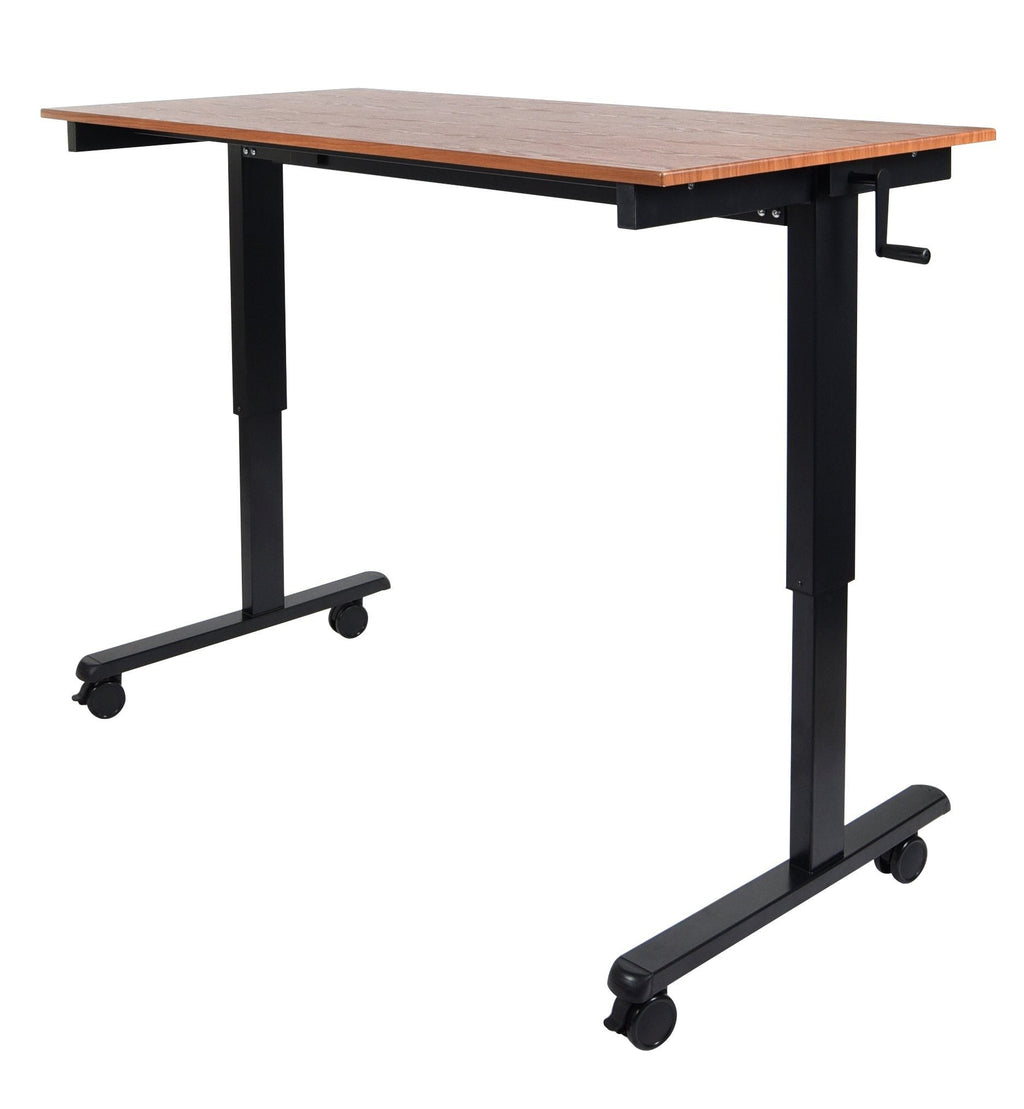 Luxor STANDCF60-BK/TK Crank Adjustable Stand Up Desk